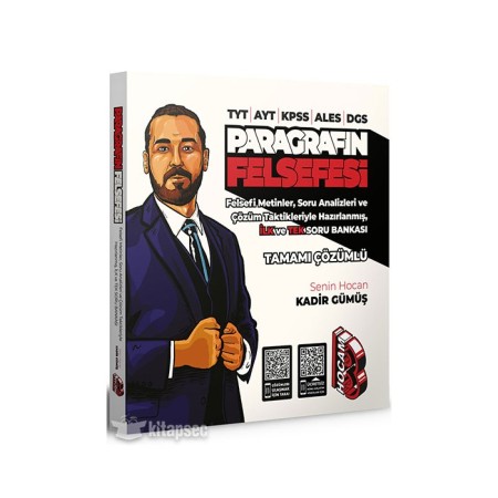 TYT-AYT-KPSS-ALES-DGS Paragrafın Felsefesi Tamamı Çözümlü Soru Bankası Benim Hocam Yayınları