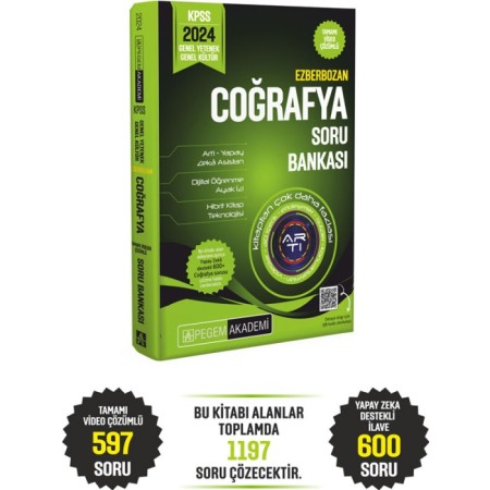 2024 Ezberbozan KPSS Genel Yetenek Genel Kültür Coğrafya Soru Bankası