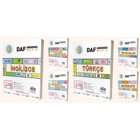 EİS / LGS 8. Sınıf Tüm Dersler Ders Anlatım Föyü / 6 Kitap