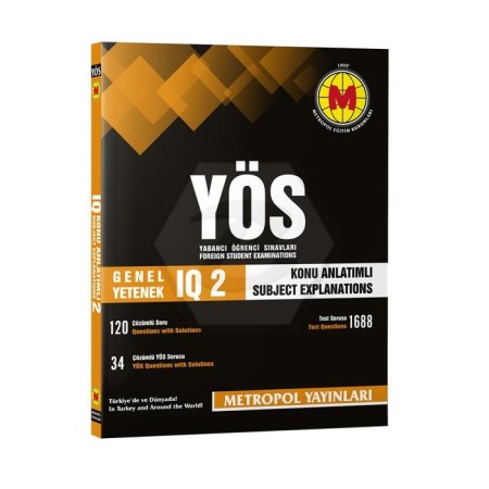 YÖS Genel Yetenek IQ-2 Örnek Çözümlü Konu Anlatımlı