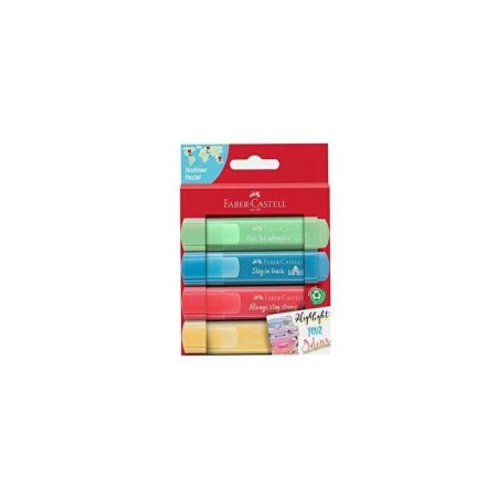 Faber-Castell Fosforlu Kalem 46 Pastel 4 Renk