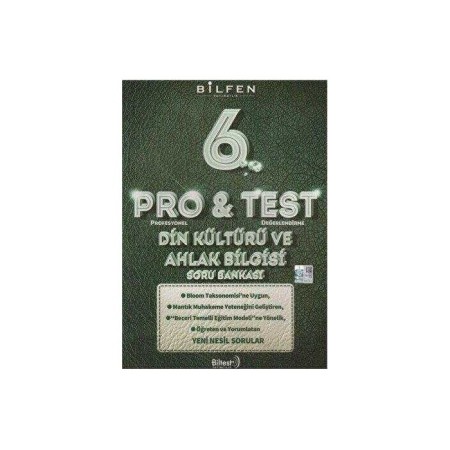 6. Sınıf Din Kültürü ve Ahlak Bilgisi ProTest Soru Bankası