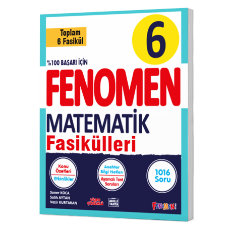Fenomen Kitap 6. Sınıf Matematik Fasikül Seti