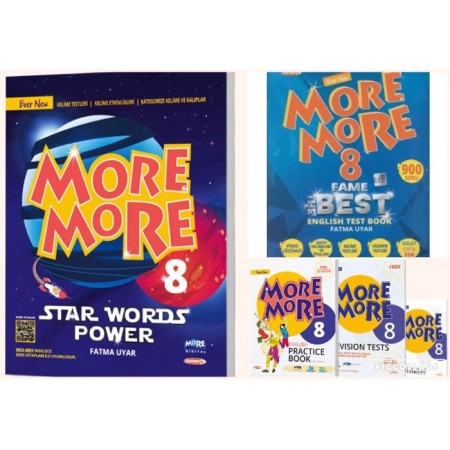 8. Sınıf More & More Practice Book + Test Book / Fame Best + Star Words Power