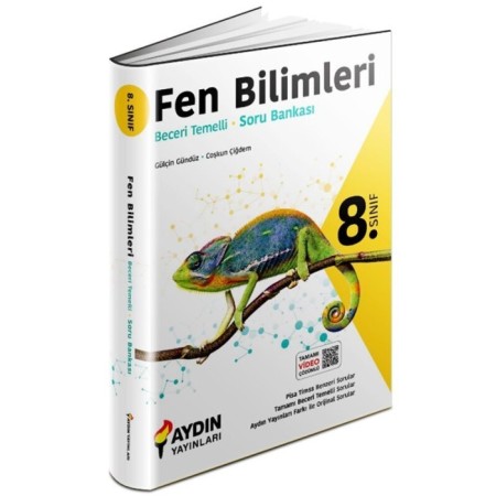 8.Sınıf Fen Bilimleri Beceri Temelli Soru Bankası Aydın Yayınları
