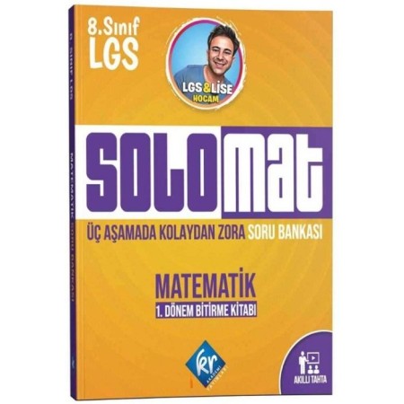 8. Sınıf LGS Matematik Solomat 1. Dönem Soru Bankası KR Akademi