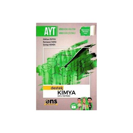 AYT Kimya Destek Soru Bankası ENS Yayıncılık