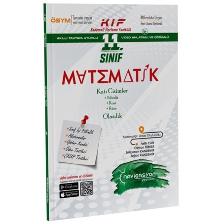 11. Sınıf Matematik Katı Cisimler Olasılık Kademeli İlerleme Fasikülü 