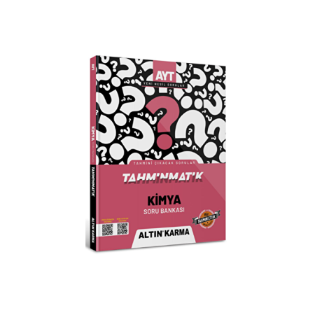 AYT Kimya Tahminmatik Soru Bankası Altın Karma Yayınları