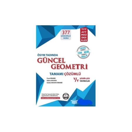 Güncel Geoemetri Tamamı Çözümlü Yüzde Yüz Yayınları