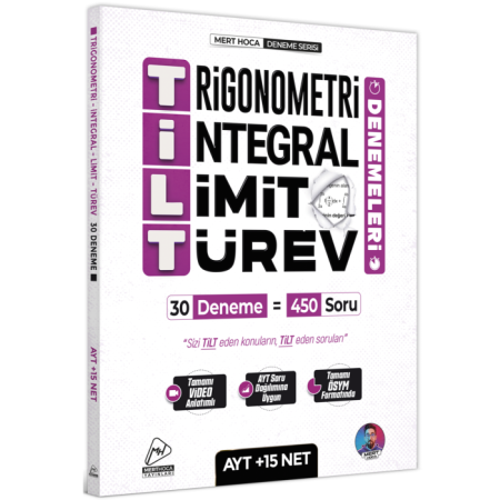 AYT TİLT Denemeleri - Trigonometri İntegral Limit Türev 30'lu Deneme Mert Hoca