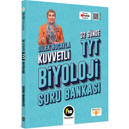 Dilek Hocayla 32 Günde TYT Biyoloji Soru Bankası 