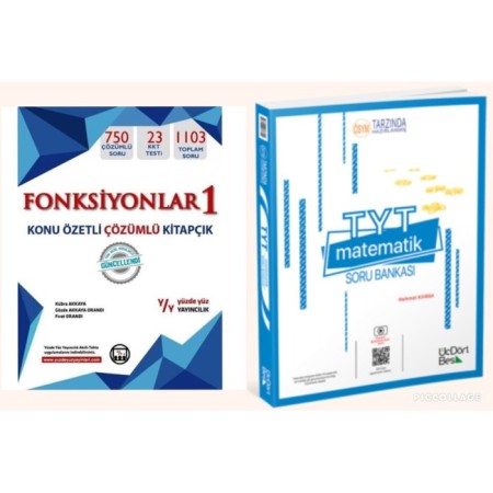 2026 Üödörtbeş TYT Matematik Soru Bankası + Fonksiyonlar | 345 Yayınları