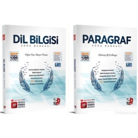 3D Yayınları TYT Paragraf & TYT Dilbilgisi Soru Bankası
