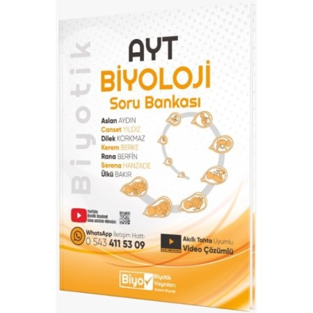 Biyotik Yayınları AYT Biyoloji Soru Bankası 2026